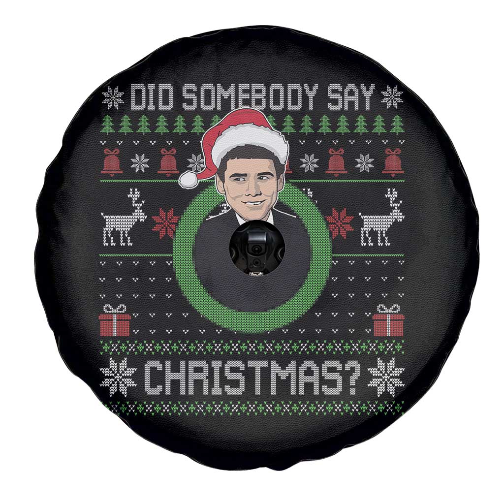 Did Somebody Say Christmas Spare Tire Cover Funny 90s Movie Lloyd Xmas TS11 Print Your Wear