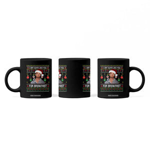 Funny Christmas Jeffrey Dahmer Coffee Mug I Eat Guys Like You For Breakfast Serial Killer TS11 Print Your Wear