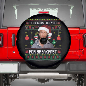 Funny Christmas Jeffrey Dahmer Spare Tire Cover I Eat Guys Like You For Breakfast Serial Killer TS11 Black Print Your Wear