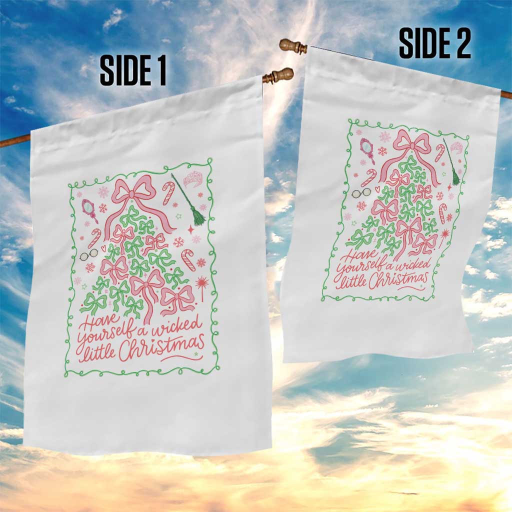 Have Yourself A Wicked Little Christmas Garden Flag Funny Xmas Wizard Princess TS11 Print Your Wear