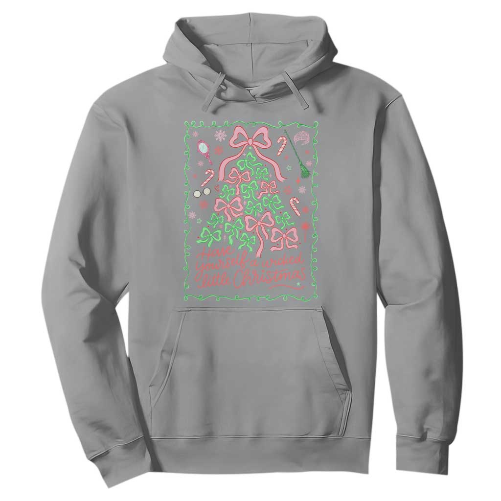 Have Yourself A Wicked Little Christmas Hoodie Funny Xmas Wizard Princess TS11 Sport Gray Print Your Wear