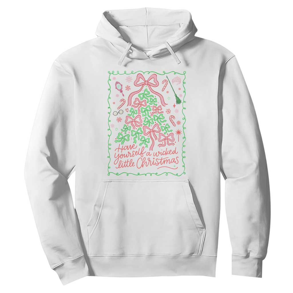Have Yourself A Wicked Little Christmas Hoodie Funny Xmas Wizard Princess TS11 White Print Your Wear