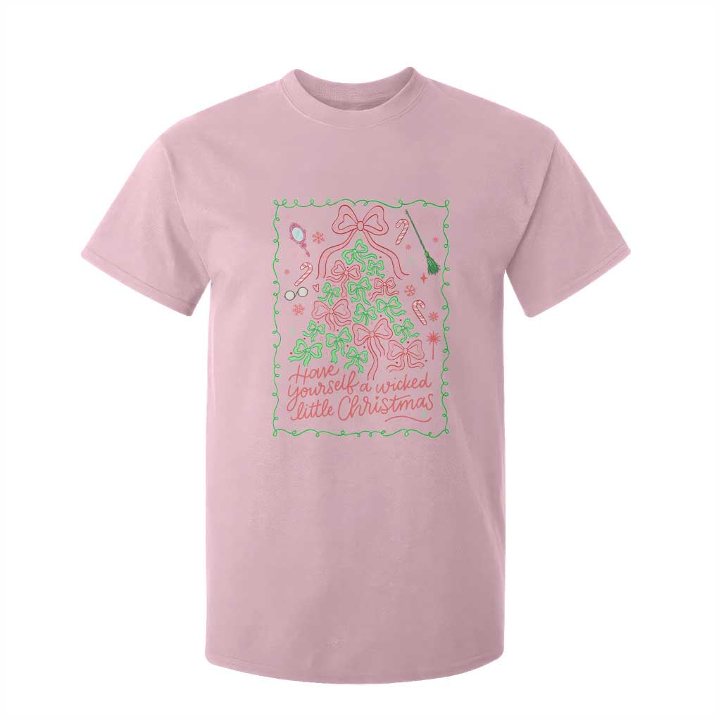Have Yourself A Wicked Little Christmas T Shirt For Kid Funny Xmas Wizard Princess TS11 Light Pink Print Your Wear