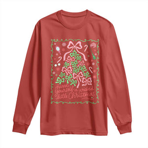 Have Yourself A Wicked Little Christmas Long Sleeve Shirt Funny Xmas Wizard Princess TS11 Red Print Your Wear