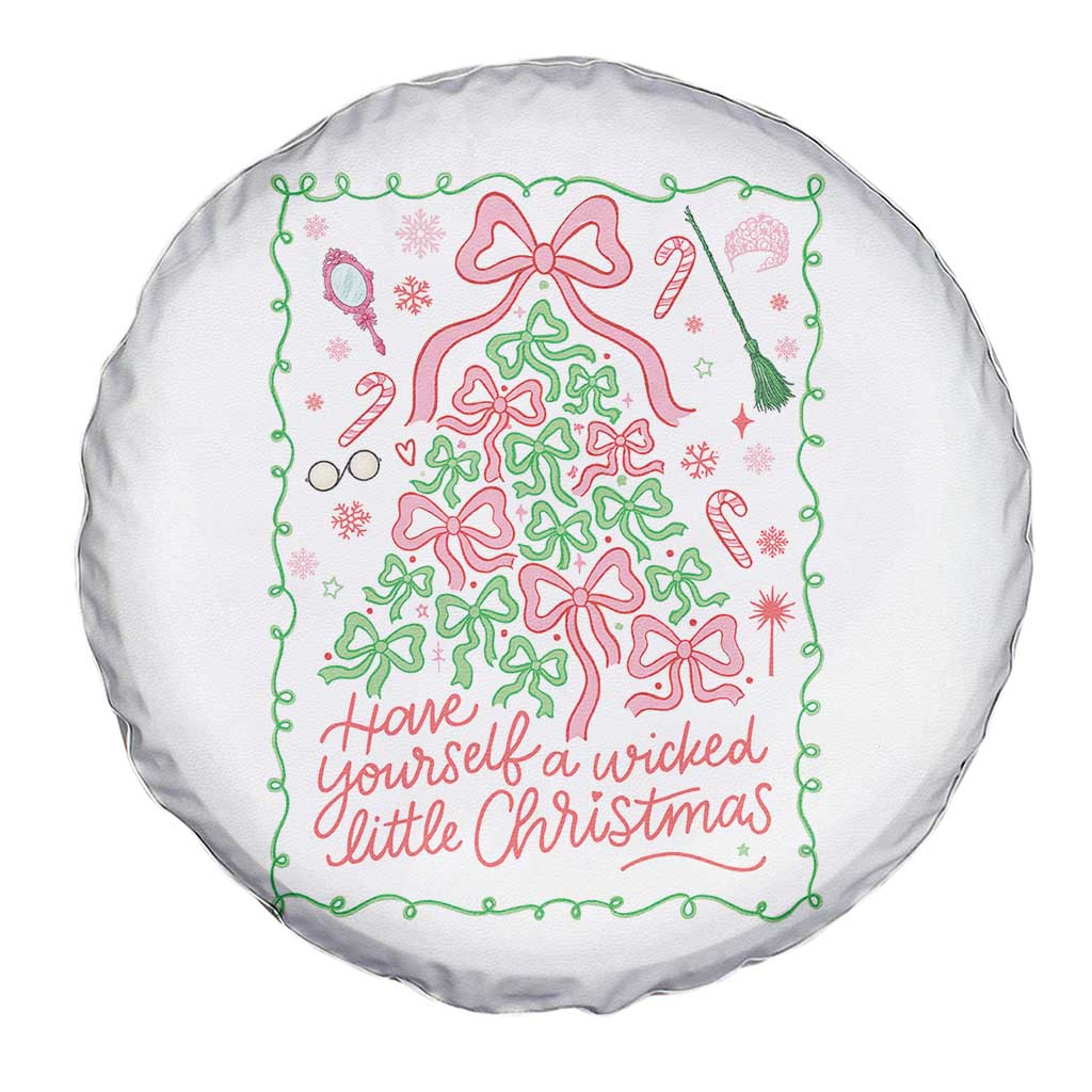 Have Yourself A Wicked Little Christmas Spare Tire Cover Funny Xmas Wizard Princess TS11 Print Your Wear