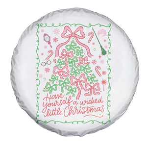 Have Yourself A Wicked Little Christmas Spare Tire Cover Funny Xmas Wizard Princess TS11 Print Your Wear