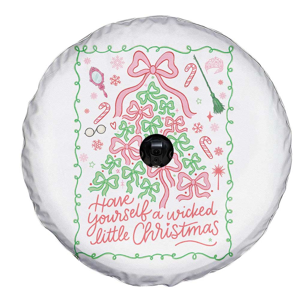 Have Yourself A Wicked Little Christmas Spare Tire Cover Funny Xmas Wizard Princess TS11 Print Your Wear