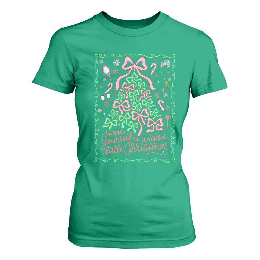 Have Yourself A Wicked Little Christmas T Shirt For Women Funny Xmas Wizard Princess TS11 Irish Green Print Your Wear