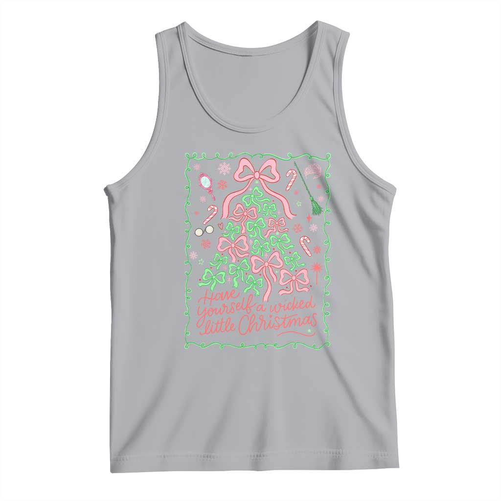 Have Yourself A Wicked Little Christmas Tank Top Funny Xmas Wizard Princess TS11 Athletic Heather Print Your Wear