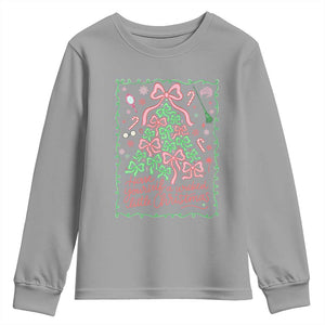 Have Yourself A Wicked Little Christmas Youth Sweatshirt Funny Xmas Wizard Princess TS11 Sport Gray Print Your Wear