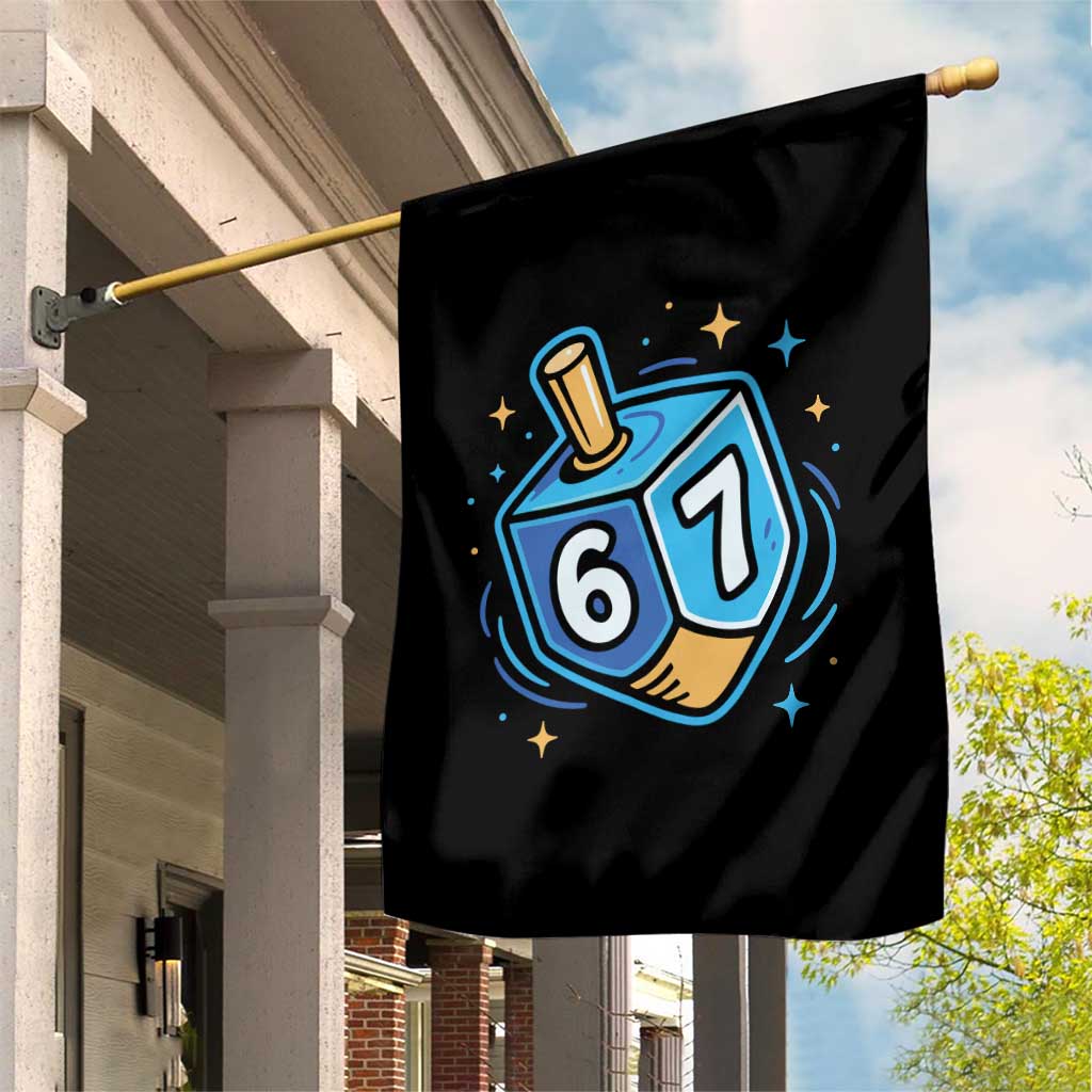Funny 67 Hanukkah Dreidel Garden Flag Chanukah Star Of David TS11 Print Your Wear