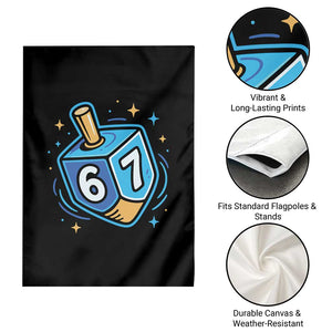 Funny 67 Hanukkah Dreidel Garden Flag Chanukah Star Of David TS11 Print Your Wear