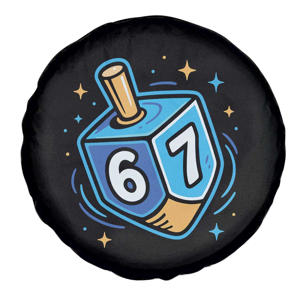 Funny 67 Hanukkah Dreidel Spare Tire Cover Chanukah Star Of David TS11 Print Your Wear