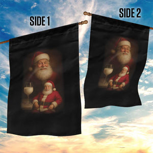 Funny Christmas Santa Drinking Milk Dank Meme Garden Flag TS11 Print Your Wear