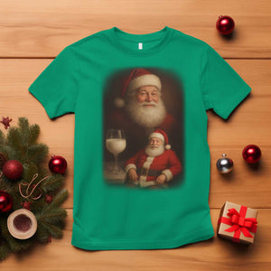 Funny Christmas Santa Drinking Milk Dank Meme T Shirt TS11 Irish Green Print Your Wear