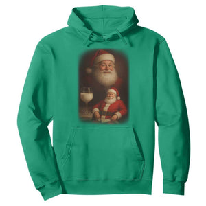 Funny Christmas Santa Drinking Milk Dank Meme Hoodie TS11 Irish Green Print Your Wear