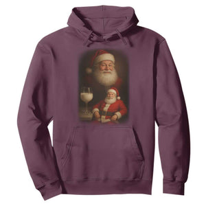 Funny Christmas Santa Drinking Milk Dank Meme Hoodie TS11 Maroon Print Your Wear