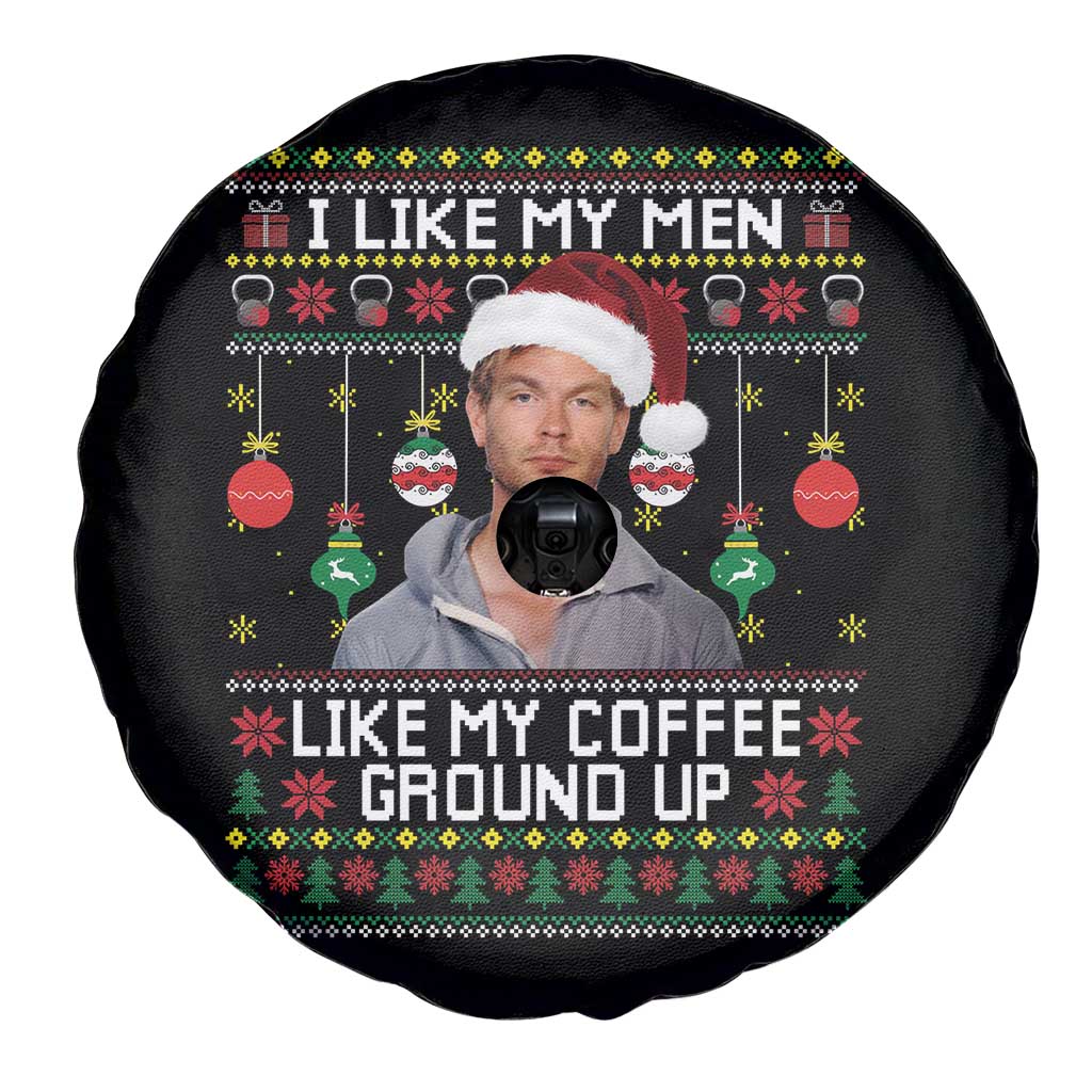 Funny Christmas Jeffrey Dahmer Spare Tire Cover I Like My Men Like My Coffee Ground Up Serial Killer TS11 Print Your Wear
