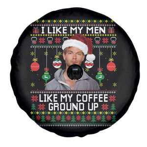 Funny Christmas Jeffrey Dahmer Spare Tire Cover I Like My Men Like My Coffee Ground Up Serial Killer TS11 Print Your Wear