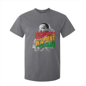 Dr Martin Luther King Jr T Shirt For Kid Celebrating The Movement Moment The Man TS11 Charcoal Print Your Wear