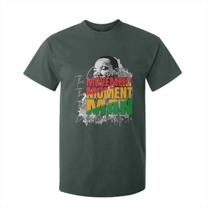 Dr Martin Luther King Jr T Shirt For Kid Celebrating The Movement Moment The Man TS11 Dark Forest Green Print Your Wear