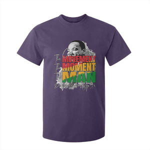 Dr Martin Luther King Jr T Shirt For Kid Celebrating The Movement Moment The Man TS11 Purple Print Your Wear