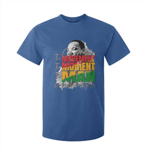 Dr Martin Luther King Jr T Shirt For Kid Celebrating The Movement Moment The Man TS11 Royal Blue Print Your Wear