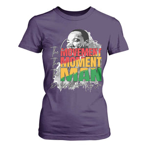 Dr Martin Luther King Jr T Shirt For Women Celebrating The Movement Moment The Man TS11 Purple Print Your Wear