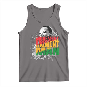 Dr Martin Luther King Jr Tank Top Celebrating The Movement Moment The Man TS11 Deep Heather Print Your Wear