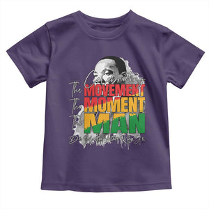 Dr Martin Luther King Jr Toddler T Shirt Celebrating The Movement Moment The Man TS11 Purple Print Your Wear