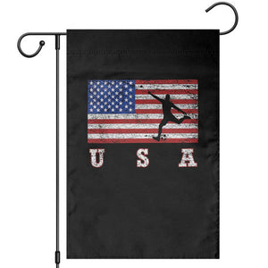 Patriotic Soccer Garden Flag USA American Flag Team TS11 Black Print Your Wear