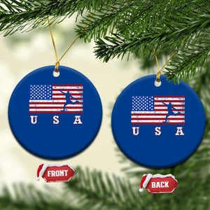 Patriotic Soccer Ceramic Ornament USA American Flag Team TS11 1pc Blue Print Your Wear