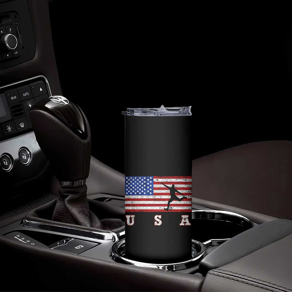 Patriotic Soccer Skinny Tumbler USA American Flag Team TS11 Print Your Wear