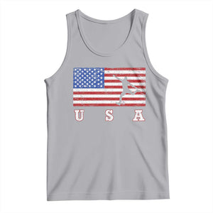Patriotic Soccer Tank Top USA American Flag Team TS11 Athletic Heather Print Your Wear