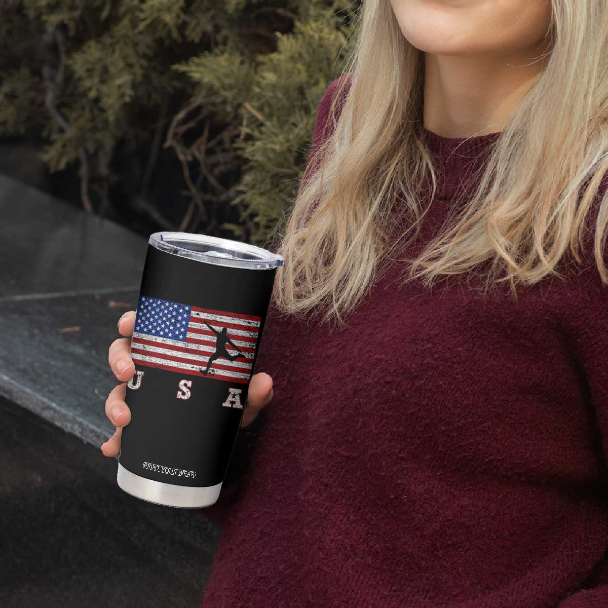 Patriotic Soccer Tumbler Cup USA American Flag Team TS11 Print Your Wear