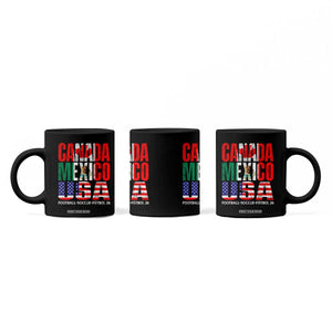 Soccer Lover Coffee Mug Canada Mexico USA Pride Football Futbol 2026 TS11 Print Your Wear
