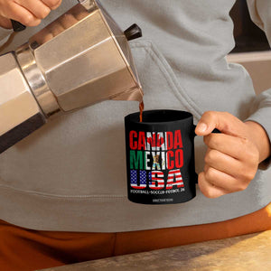 Soccer Lover Coffee Mug Canada Mexico USA Pride Football Futbol 2026 TS11 Print Your Wear
