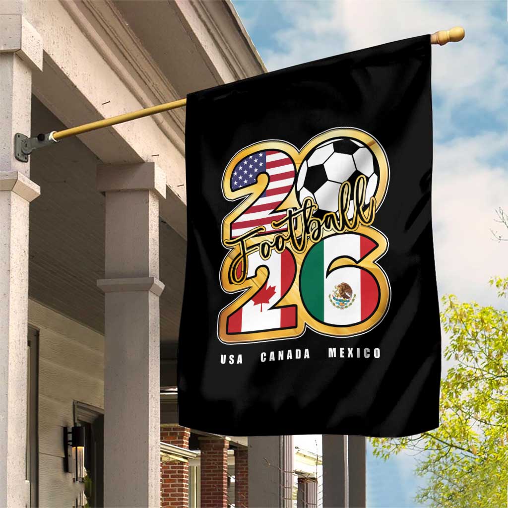 Soccer Football Lover Garden Flag USA Canada Mexico Pride 2026 TS11 Print Your Wear