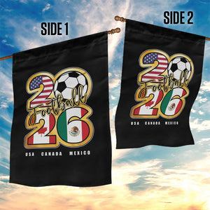 Soccer Football Lover Garden Flag USA Canada Mexico Pride 2026 TS11 Print Your Wear