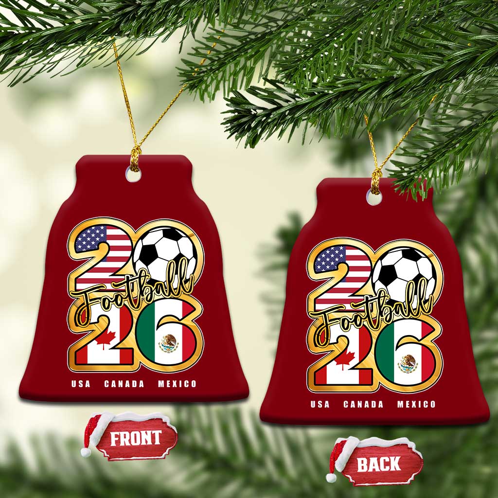 Soccer Football Lover Ceramic Ornament USA Canada Mexico Pride 2026 TS11 Print Your Wear