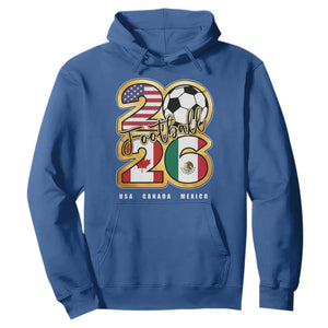 Soccer Football Lover Hoodie USA Canada Mexico Pride 2026 TS11 Royal Blue Print Your Wear