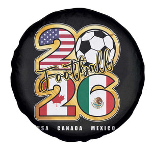 Soccer Football Lover Spare Tire Cover USA Canada Mexico Pride 2026 TS11 Print Your Wear