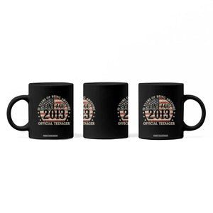 13th Birthday 2026 Coffee Mug Vintage 2013 Official Teenager 13 Years Of Being Awesome TS11 Print Your Wear
