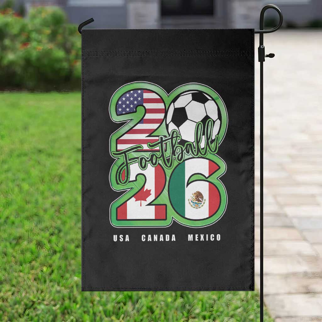 Soccer Football Lover Garden Flag USA Canada Mexico Pride 26 TS11 Print Your Wear