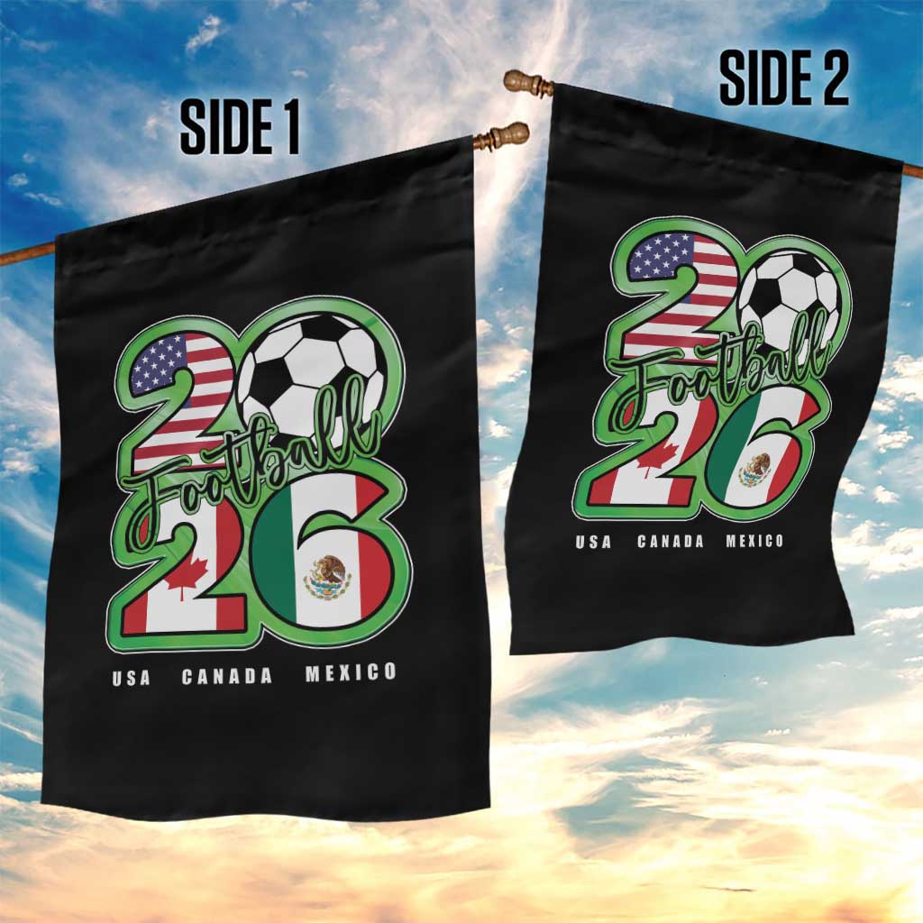 Soccer Football Lover Garden Flag USA Canada Mexico Pride 26 TS11 Print Your Wear