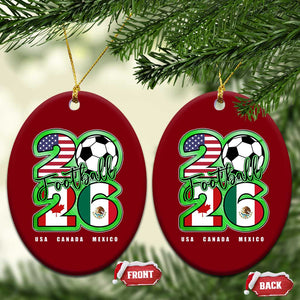 Soccer Football Lover Ceramic Ornament USA Canada Mexico Pride 26 TS11 Print Your Wear