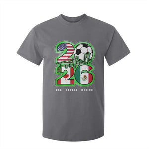 Soccer Football Lover T Shirt For Kid USA Canada Mexico Pride 26 TS11 Charcoal Print Your Wear