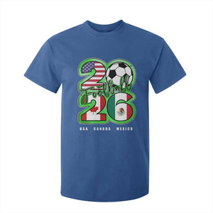 Soccer Football Lover T Shirt For Kid USA Canada Mexico Pride 26 TS11 Royal Blue Print Your Wear