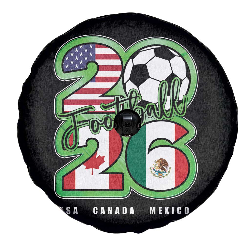 Soccer Football Lover Spare Tire Cover USA Canada Mexico Pride 26 TS11 Print Your Wear