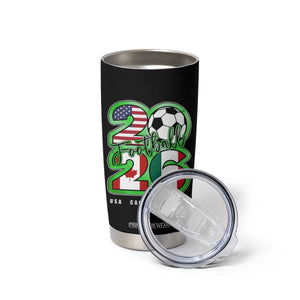 Soccer Football Lover Tumbler Cup USA Canada Mexico Pride 26 TS11 Print Your Wear
